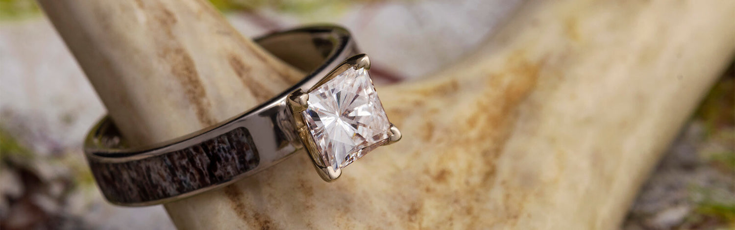Antler Engagement Rings from Jewelry by Johan