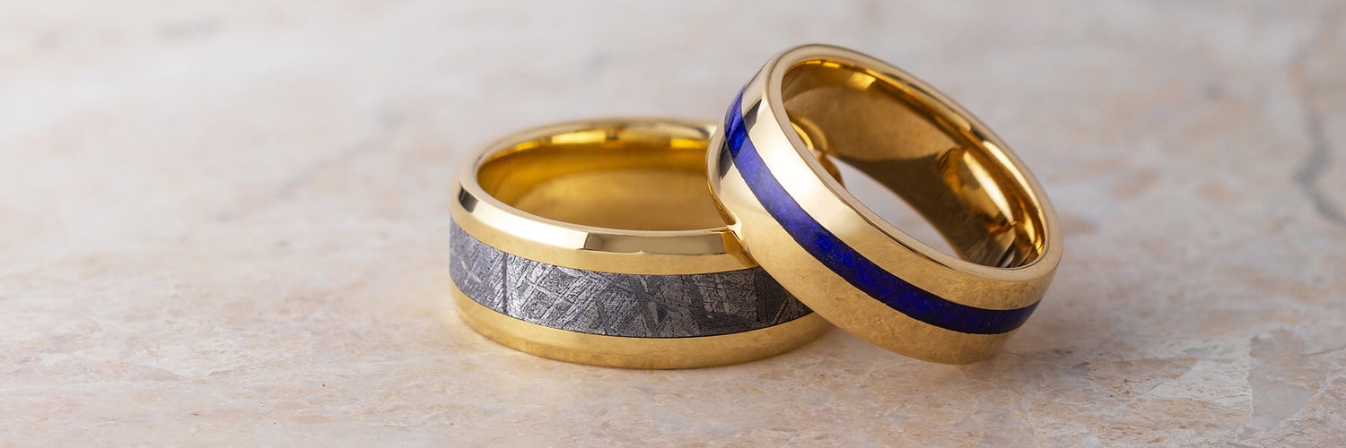 Unique Yellow Gold Men's Rings