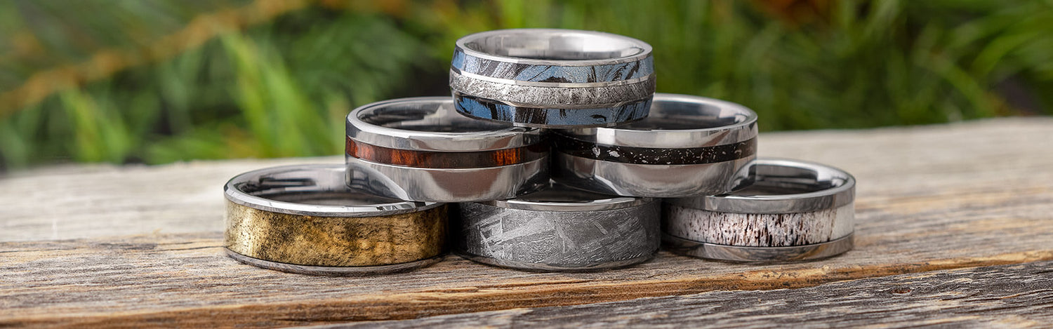 Tungsten Wedding Band Collection