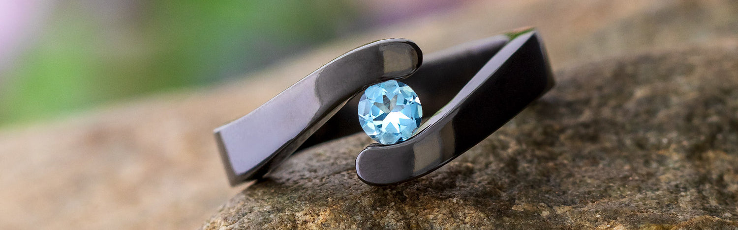 Black Engagement Rings