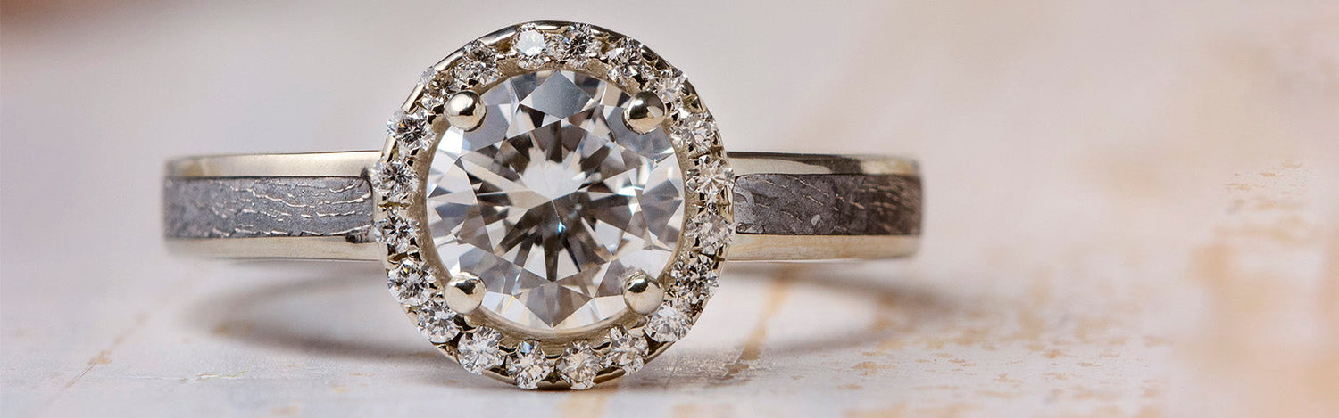 Halo Engagement Ring