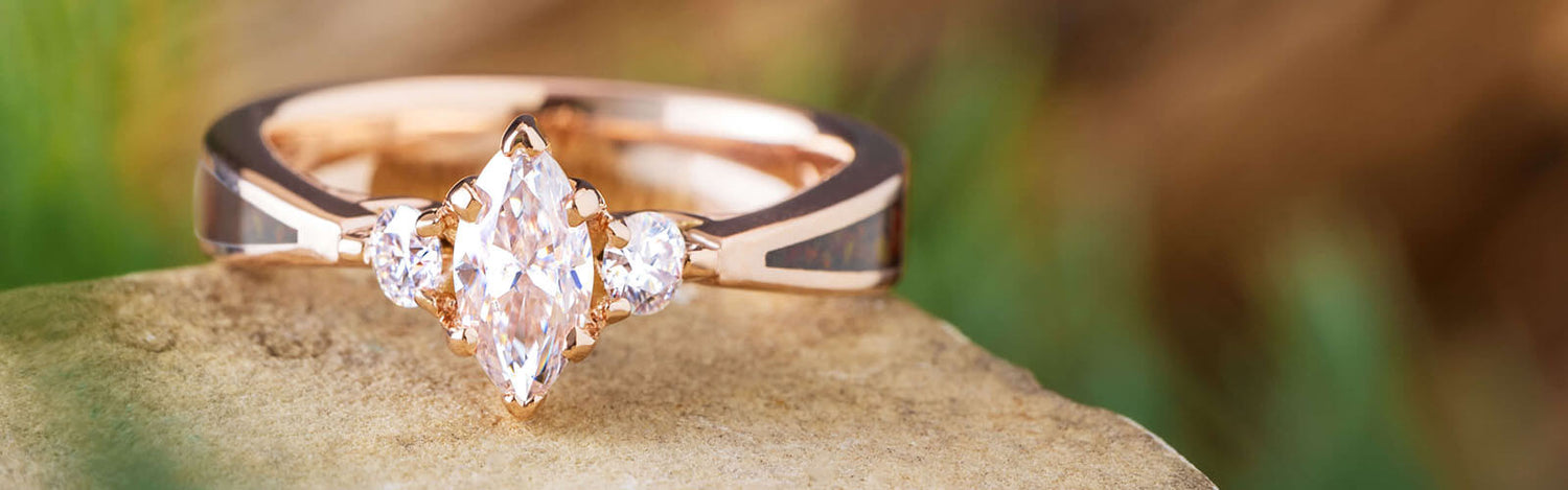 Marquise Cut Engagement Rings