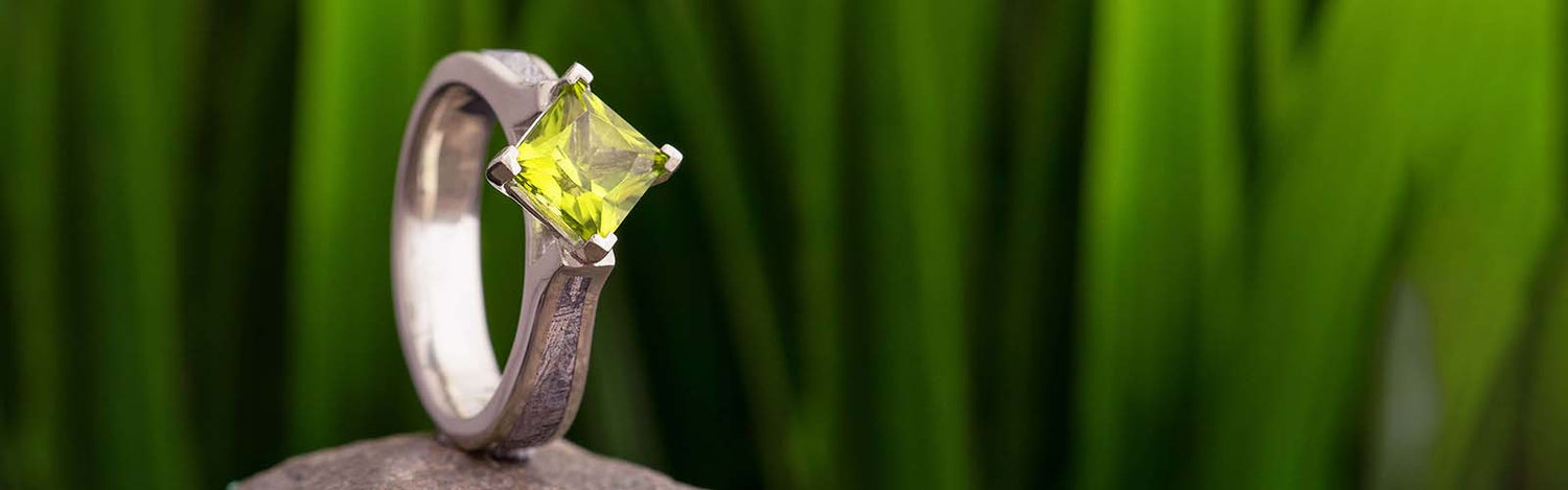 Peridot Engagement Rings