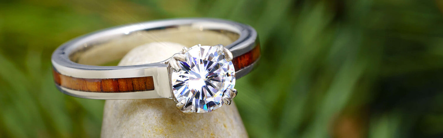 Wooden Engagement Rings