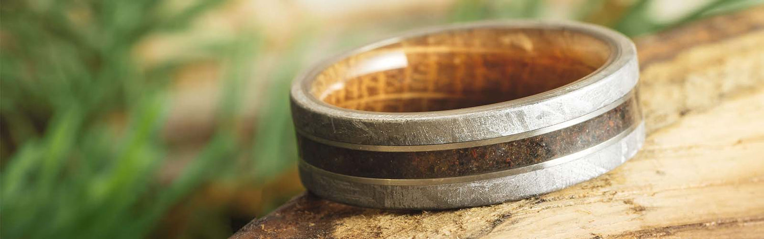 Meteorite Rings for Men