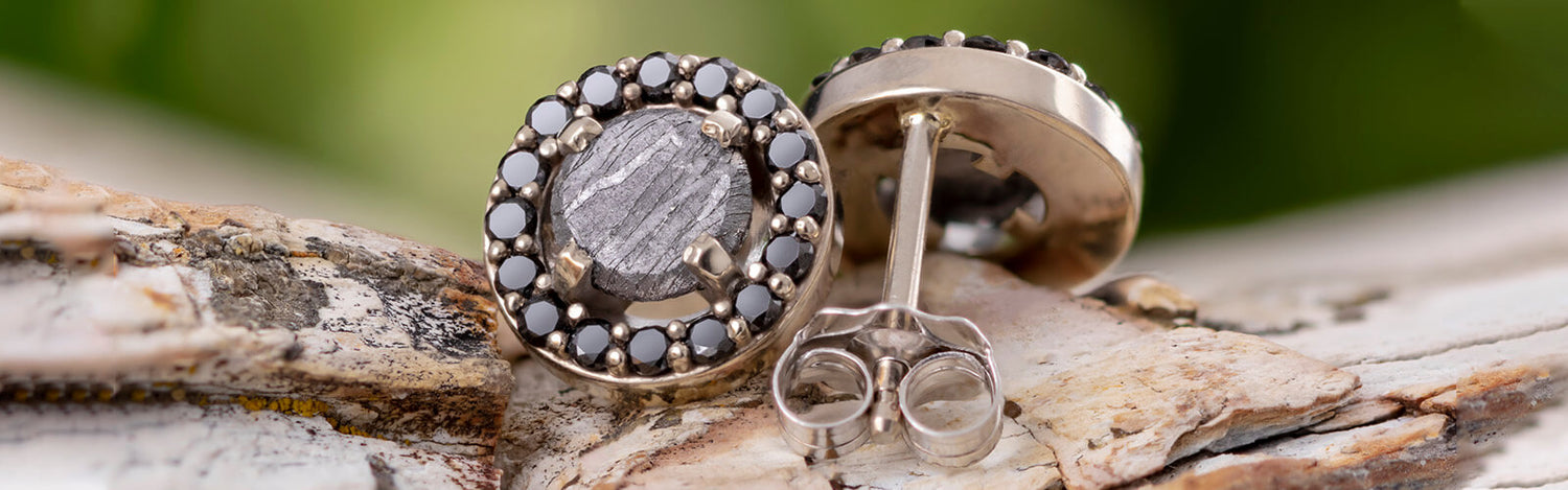 Meteorite Earrings