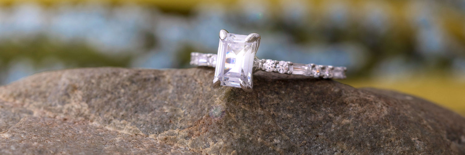 Emerald Cut Engagement Ring