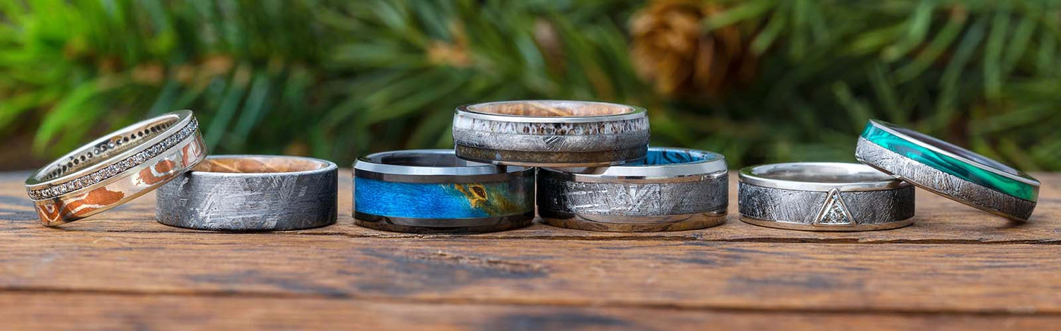 Unique Handcrafted Men’s Wedding Bands