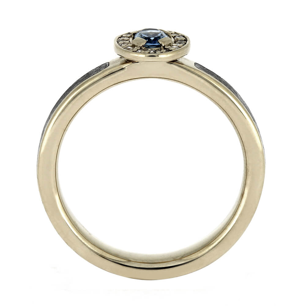 Handmade Meteorite Engagement Ring