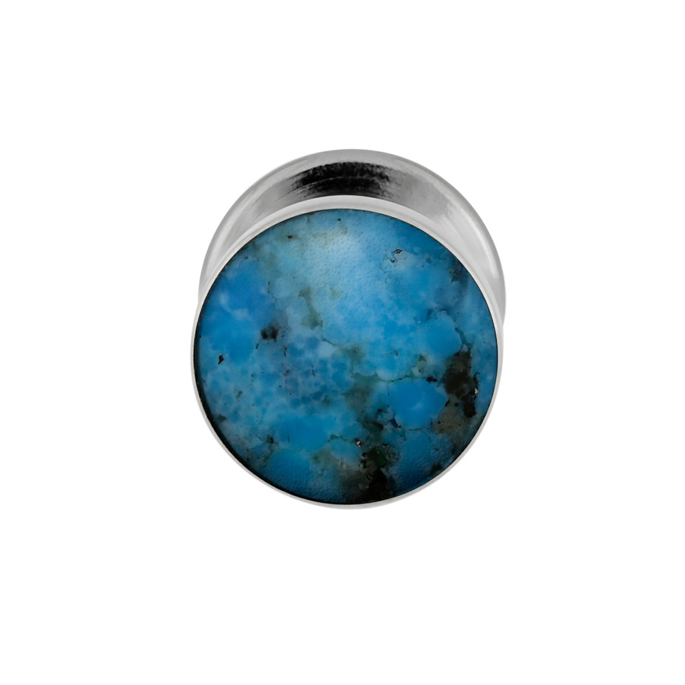 Turquoise Tie Tack With Sterling Silver