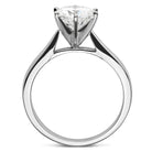 8mm Charles & Colvard Moissanite Solitaire Engagement Ring - Jewelry by Johan