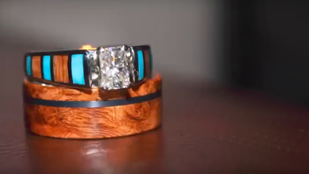 Jewelry by Johan Custom Wedding Ring Set