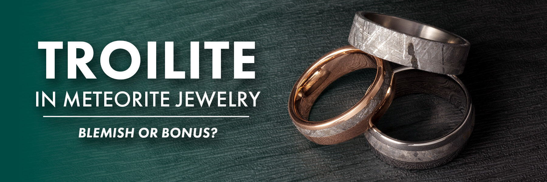 Troilite in Meteorite Jewelry