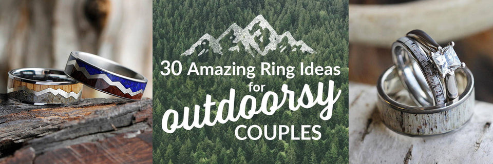 Wedding Ring Inspiration for Outdoor Lovers