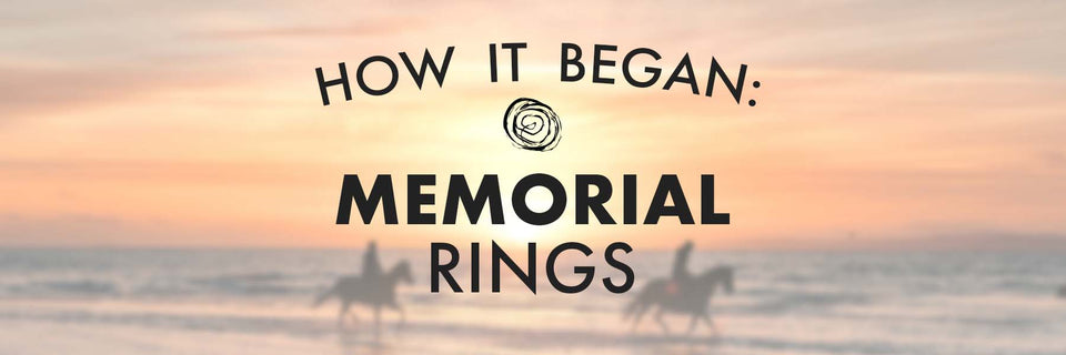 How It Began: Ash-Inlay Memorial Rings