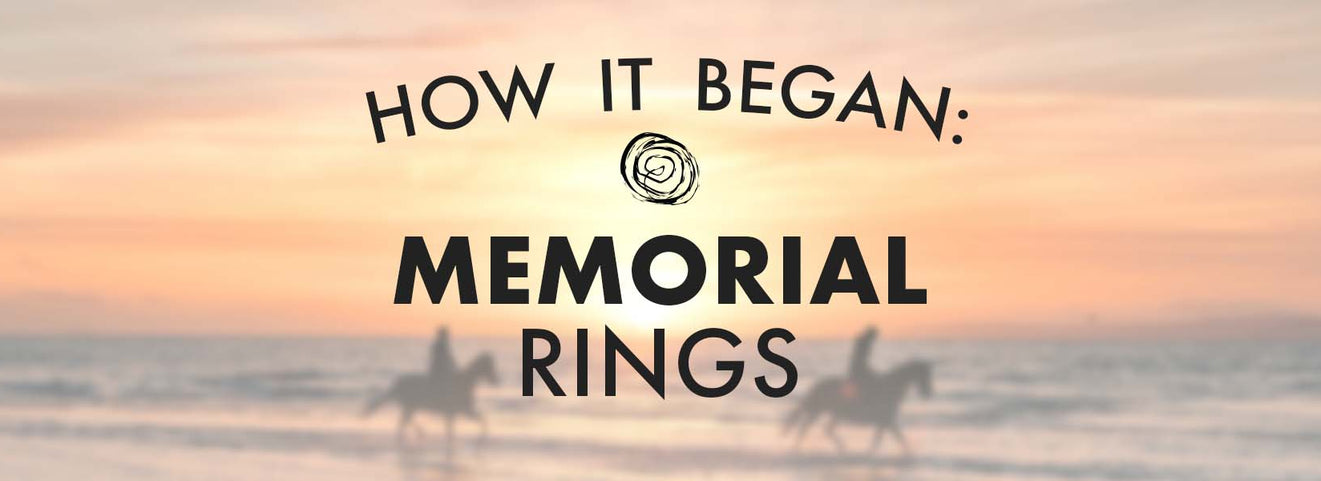 How It Began: Ash-Inlay Memorial Rings