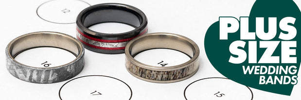 Plus Sized Wedding Bands