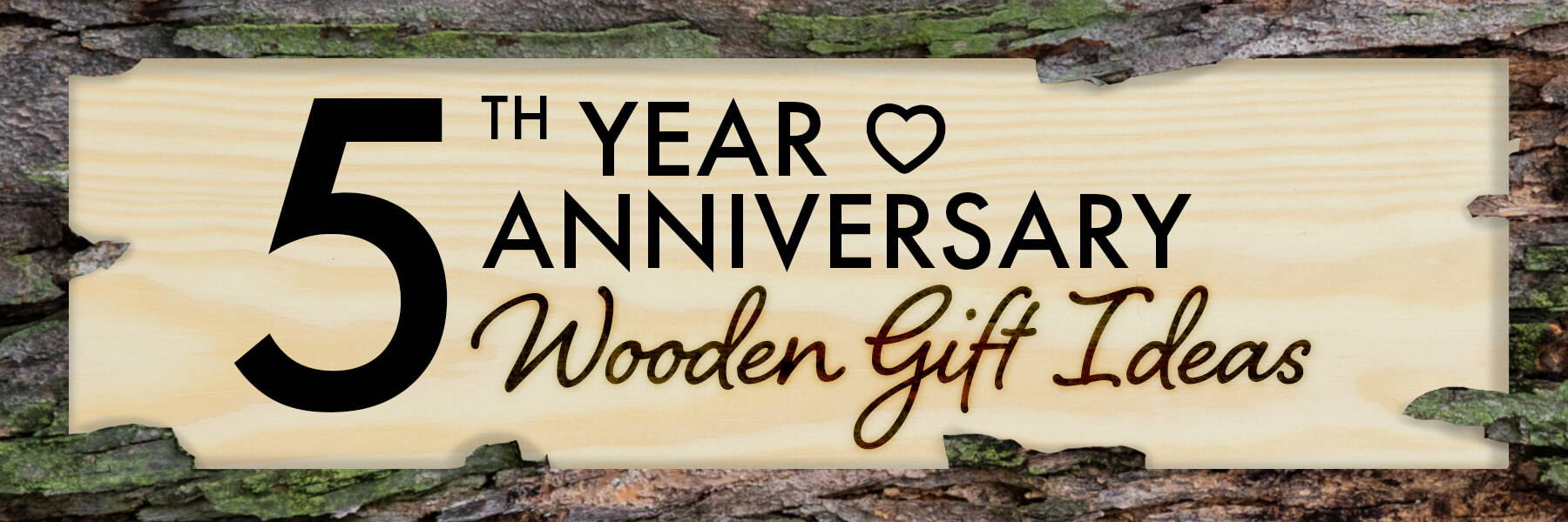 Buy 5th Wedding Anniversary, Personalised Wood Anniversary, 5th Anniversary  Gift for Husband Wife, 5 Years, 5th Anniversary, Gifts From Wife Online in  India - Etsy