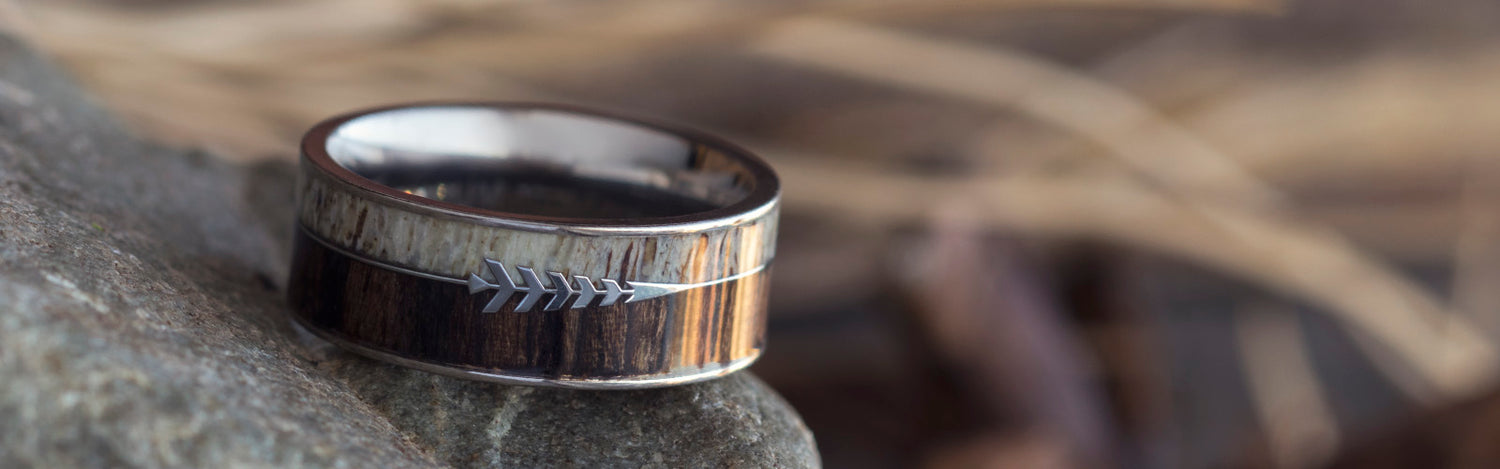 Silver Antler Rings from Jewelry by Johan