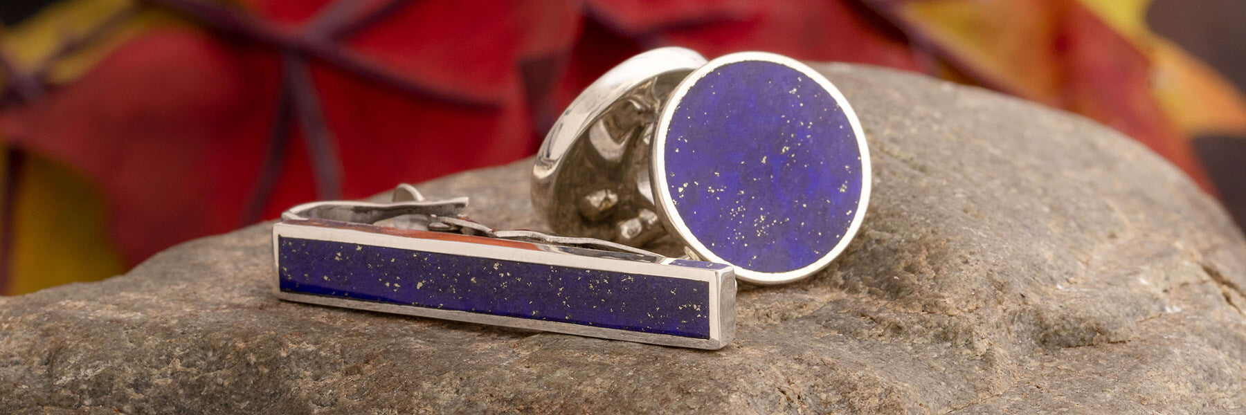 Lapis lazuli men's accessories