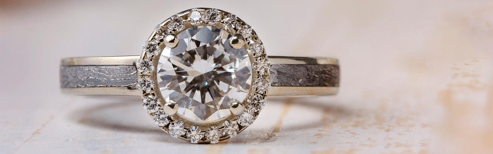 Halo Engagement Ring