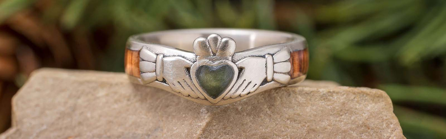 Green Jade Engagement Rings