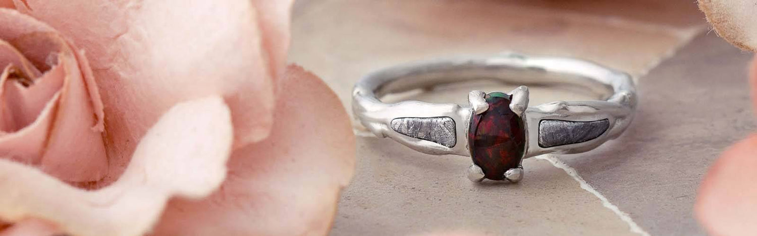 Opal Engagement Ring