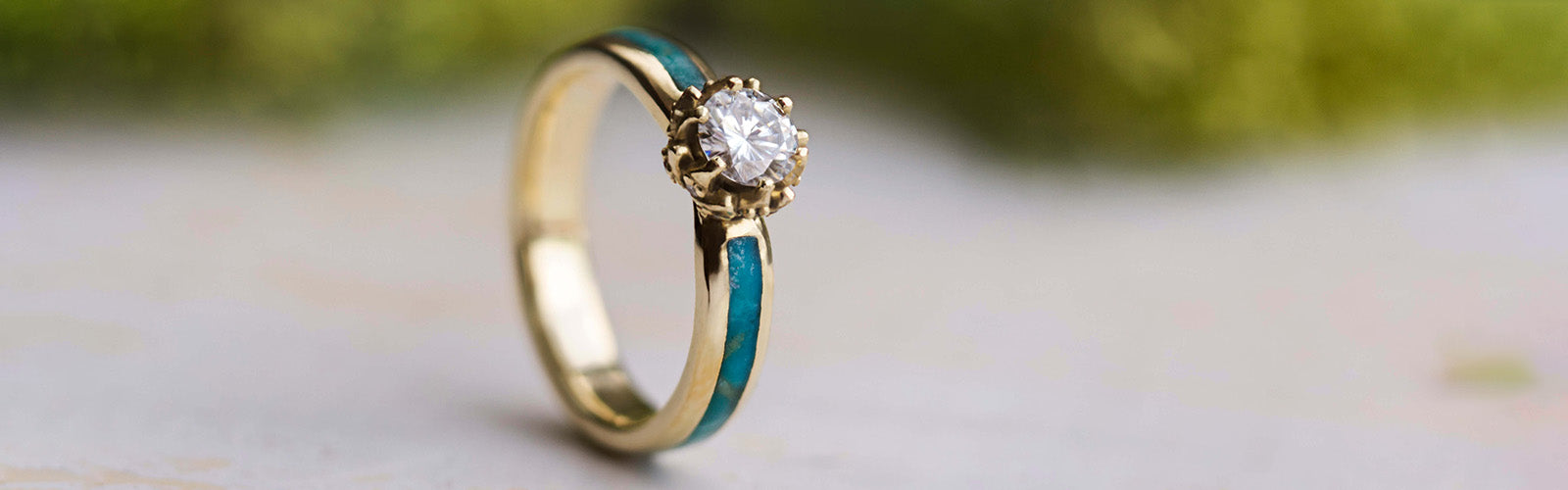 Turquoise Engagement Rings from Jewelry by Johan