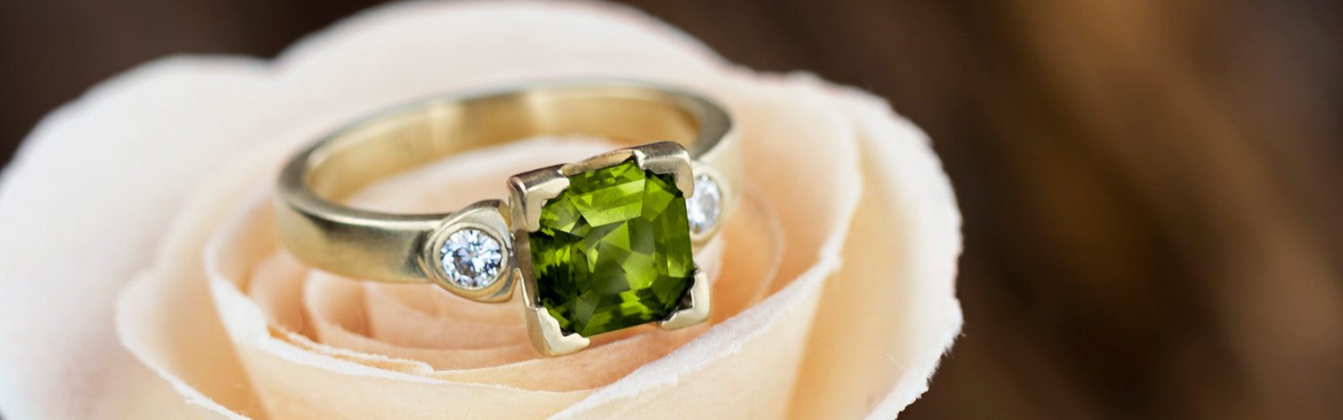 Yellow Gold Engagement Rings, Jewelry by Johan