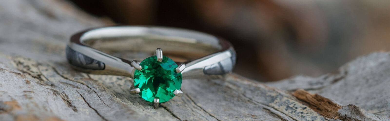 May Birthstone Jewelry Emerald Ring