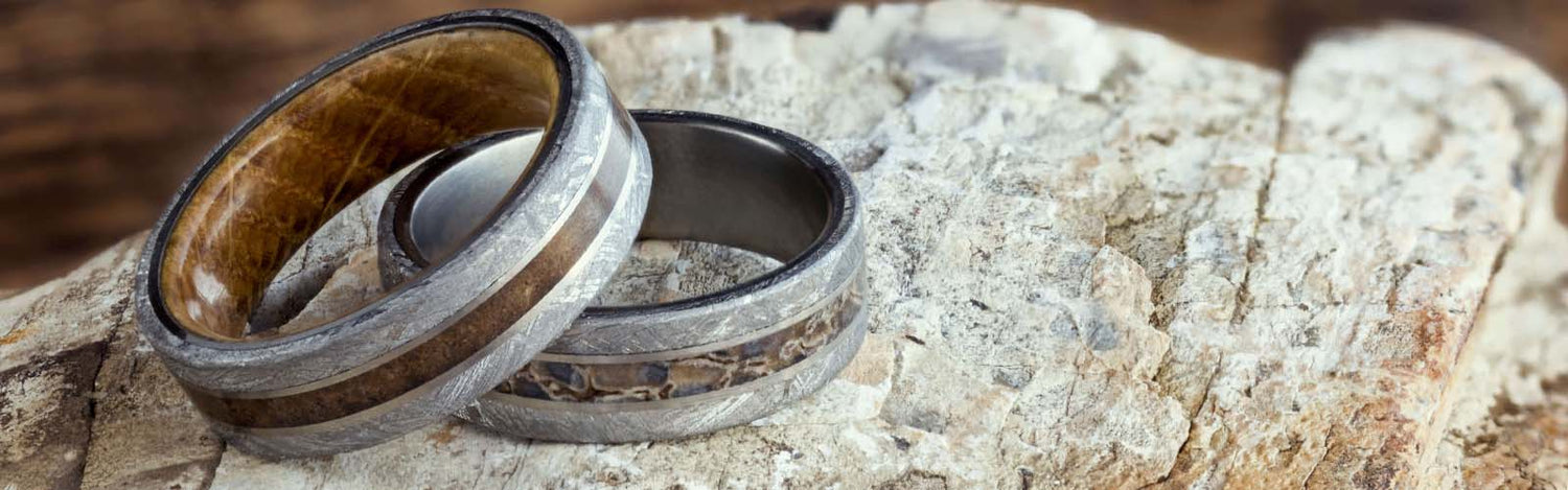 Dinosaur Bone Rings for Men
