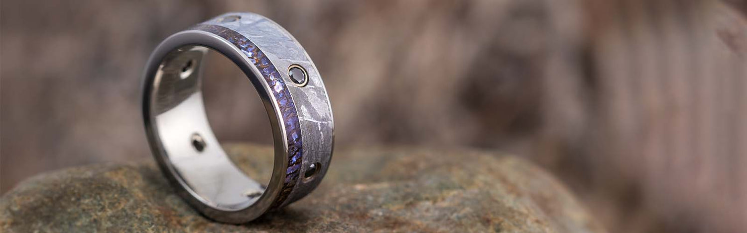 Black Diamond Rings for Men