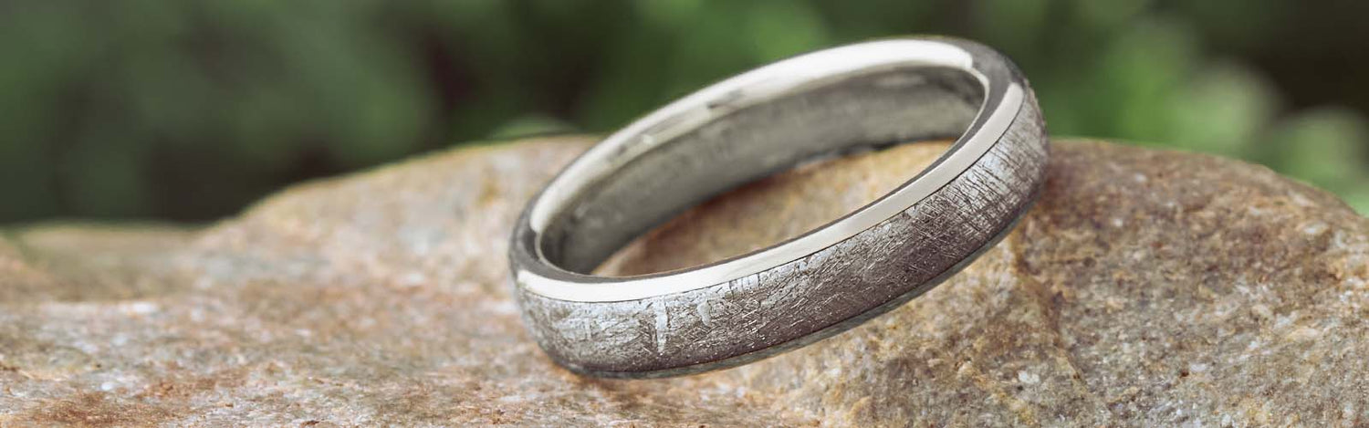 3mm Meteorite Rings