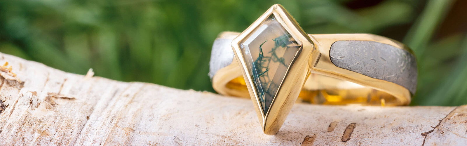 simple moss agate stone earrings *** pendant (TNJ exclusive) main image 1