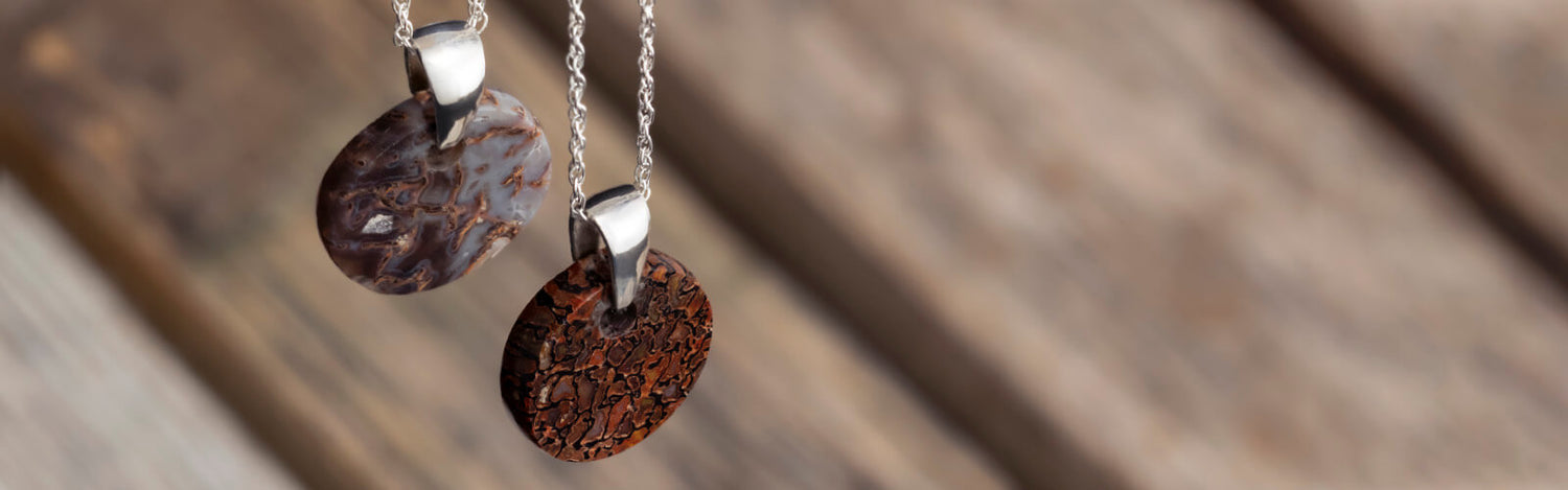 Dinosaur Bone Necklaces from Jewelry by Johan