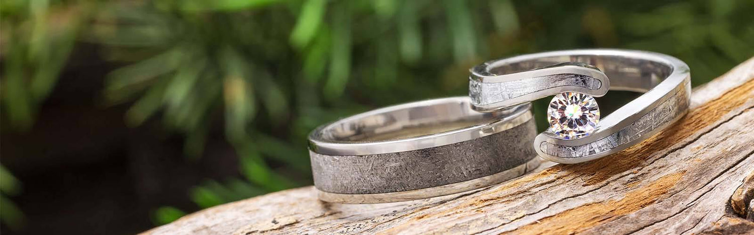 Titanium Wedding Ring Sets