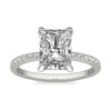 by Jewelry by Johan Radiant Cut Charles & Colvard Moissanite and White Gold Engagement Ring 002173