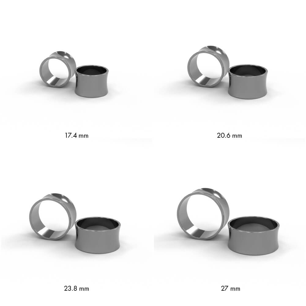 Ear Plugs Sizes 17.4 mm - 27 mm