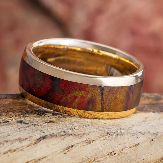 Yellow Gold Jasper Ring