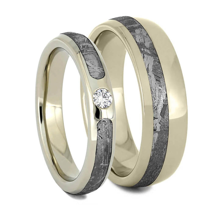 Meteorite Ring Set