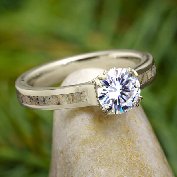 Antler Engagement Ring for Her