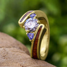 Wood Engagement Ring for Her