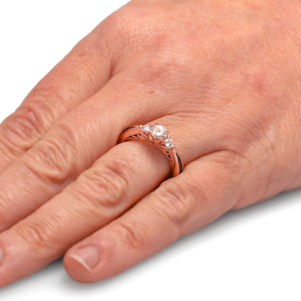 Lapis Engagement Ring