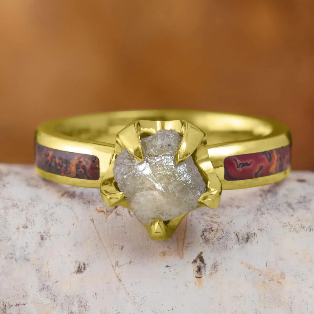 Unique Gold Engagement Ring