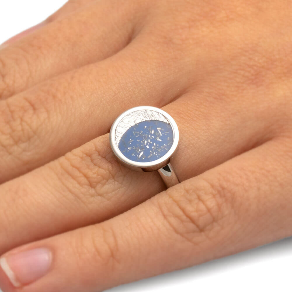 Unique Meteorite Statement Ring