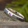 Dinosaur Bone Women's Wedding Band