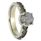Nontraditional Meteorite Engagement Ring