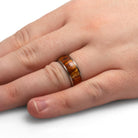 Wood Ring on Hand