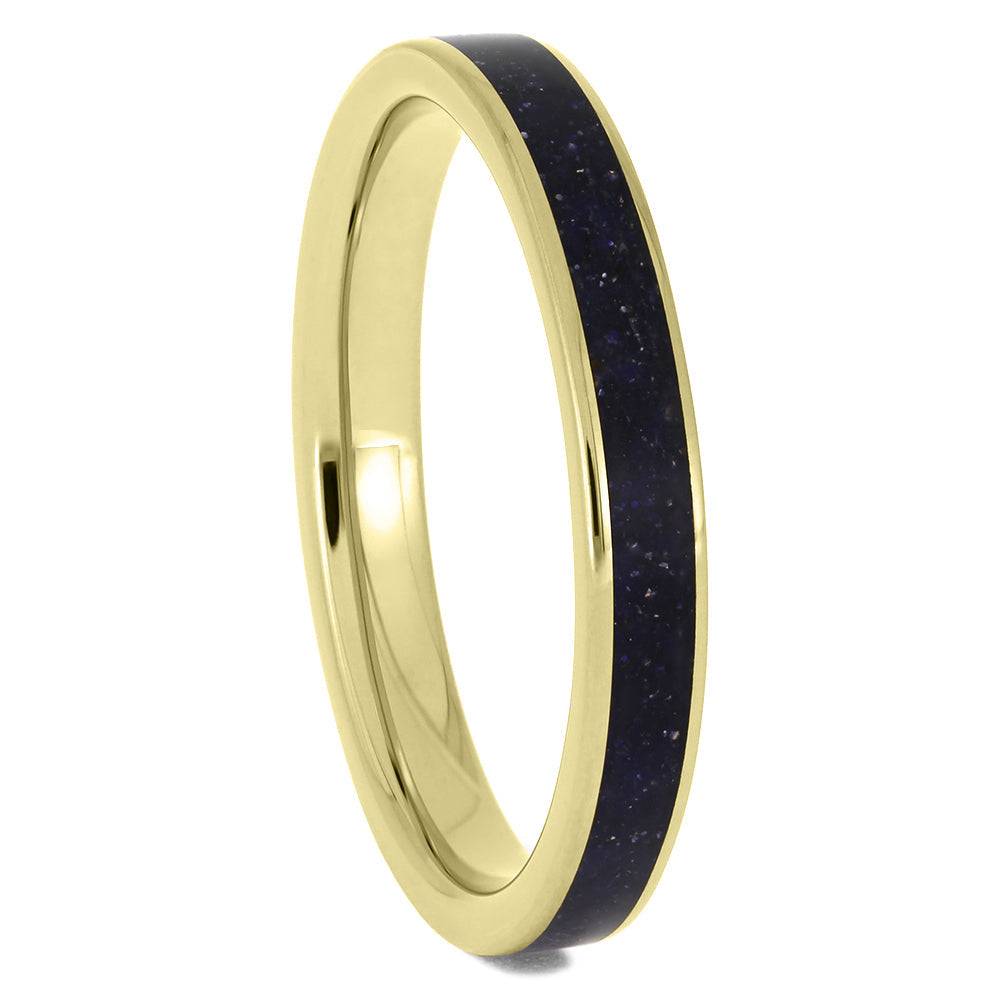 Thin Yellow Gold Wedding Bands