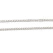 Silver chain on a white background